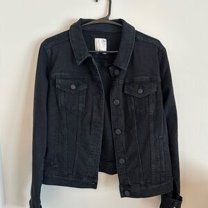 Women’s Black Jean Jacket NWOT